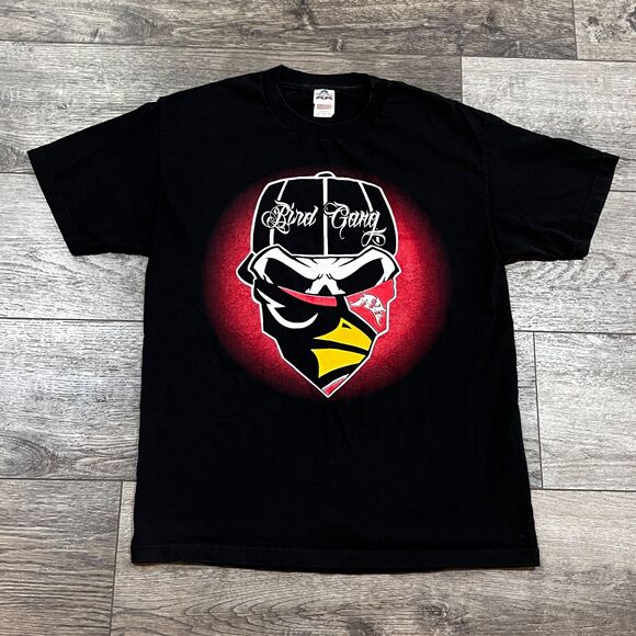Black Arizona Cardinals Bird Gang Skeleton T-Shirt Alstyle Tag Men's Size Large - Picture 1 of 4